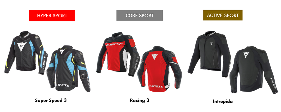 Estilo de chaquetas de Dainese